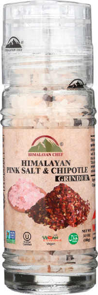 Himalayan Chef: Grinder Salt Himalayan Pink Ch, 3.53 Oz