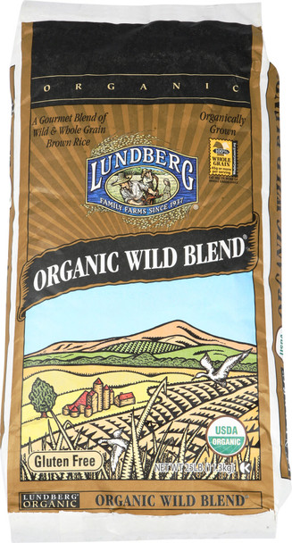 Lunberg: Organic Wild Blend Rice, 25 Lb