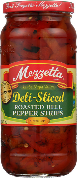 Mezzetta: Deli-sliced Roasted Bell Pepper Strips, 16 Oz