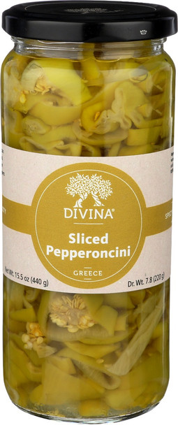 Divina: Pepperoncini Sliced, 7.75 Oz