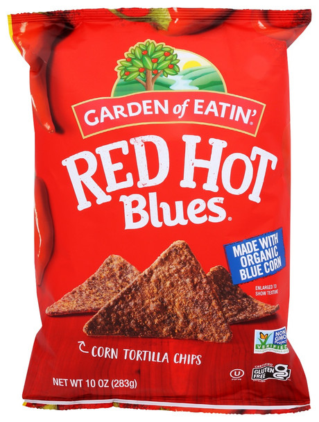 Garden Of Eatin: Chip Tortilla Red Hot, 10 Oz