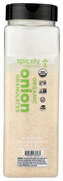 Spicely Organics: Organic Onion Granules Spice, 16 Oz
