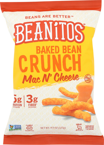 Beanitos: Snack Mac And Cheese Baked Bean, 4.5 Oz