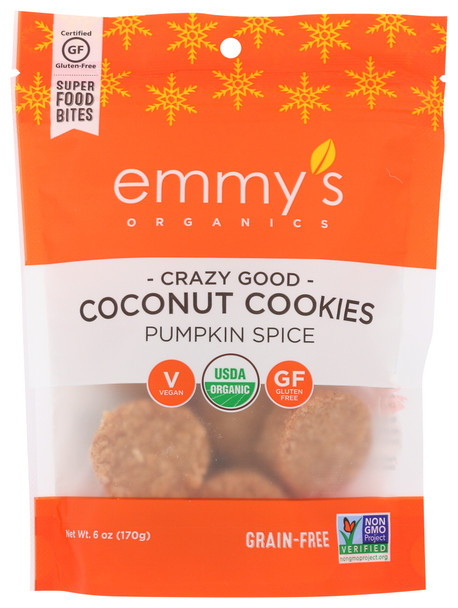 Emmysorganics: Pumpkin Spice Cookie, 6 Oz
