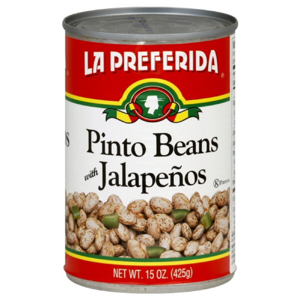 La Preferida: Pinto Beans With Jalapeno, 15 Oz