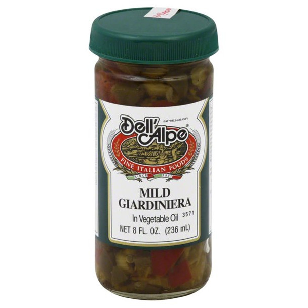 Dell Alpe: Mild Giardiniera In Vegetable Oil, 8 Oz