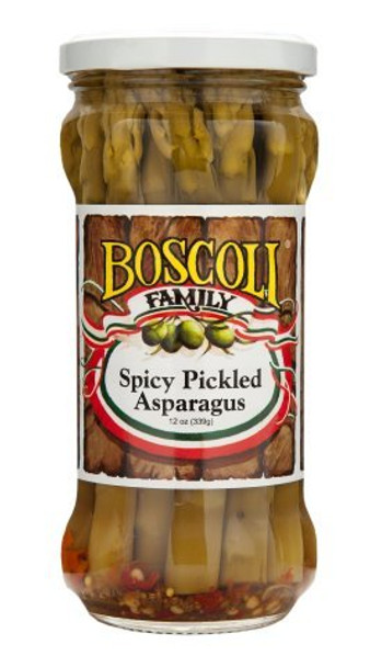 Boscoli: Asparagus Spicy Pickled, 12 Oz