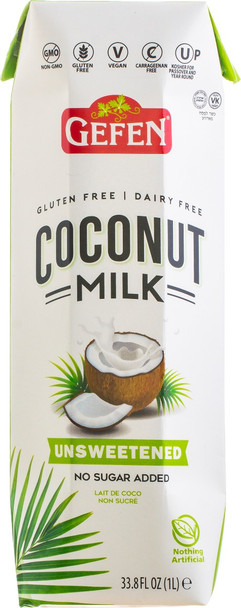 Gefen: Milk Coconut Unswetnd, 33.8 Fo