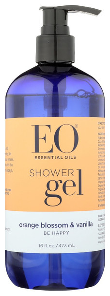 Eo: Orange Blossom And Vanilla Shower Gel, 16 Oz