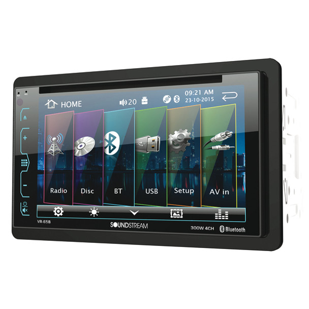 VR-65B 6.2-Inch Double-DIN DVD Head Unit with Bluetooth(R)