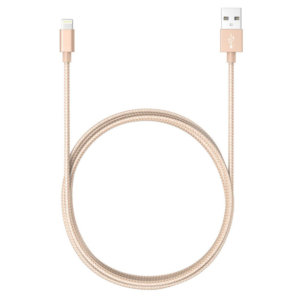 Charge and Sync Braided Lightning(R) to USB-A Cable, 3 Feet