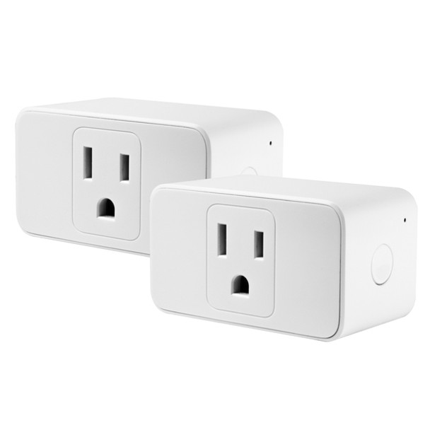 Wi-Fi(R) Single-Outlet Smart Plugs (2 Pack)