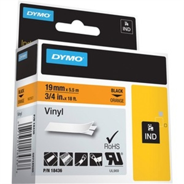 Dymo Rhino Vinyl .25" 18" Roll