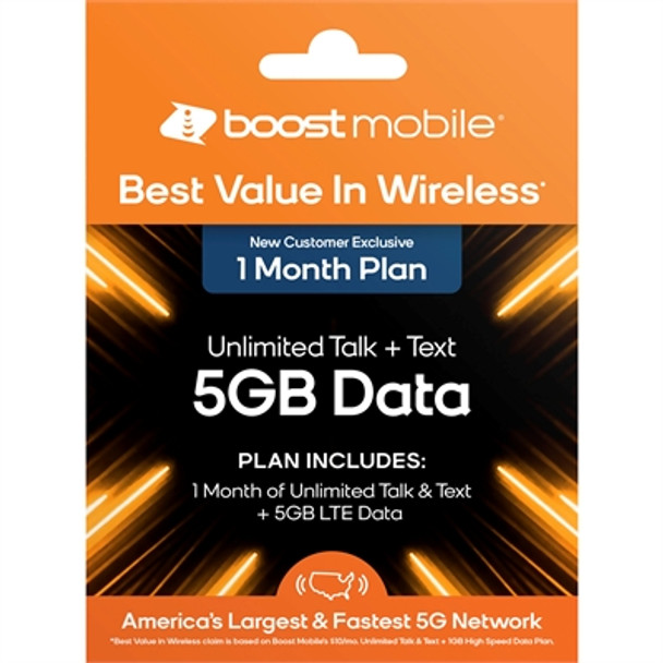 Boost Mobile 1 Month 5GB SIM