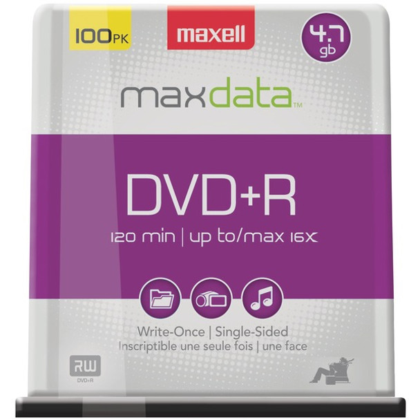 4.7GB 120-Minute DVD+Rs (100-ct Spindle)
