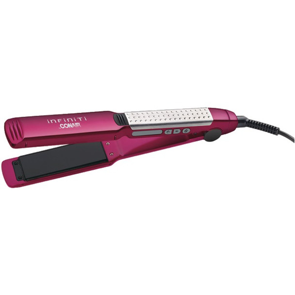 Tourmaline Ceramic Flat Iron (1.5"; Pink/White)