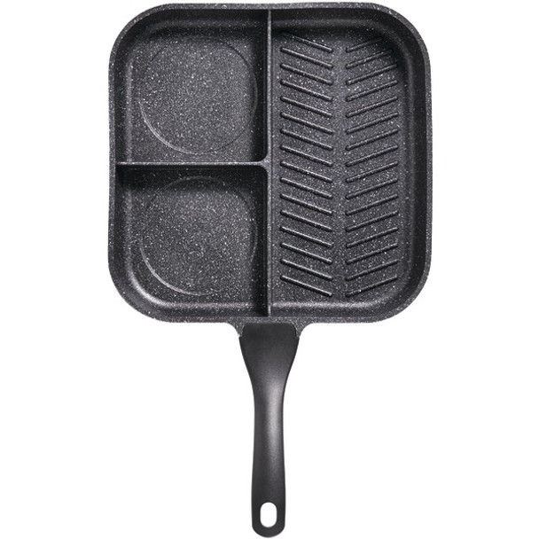 THE ROCK(TM) by Starfrit(R) 11" 3-in-1 Breakfast Pan with Bakelite(R) Handle