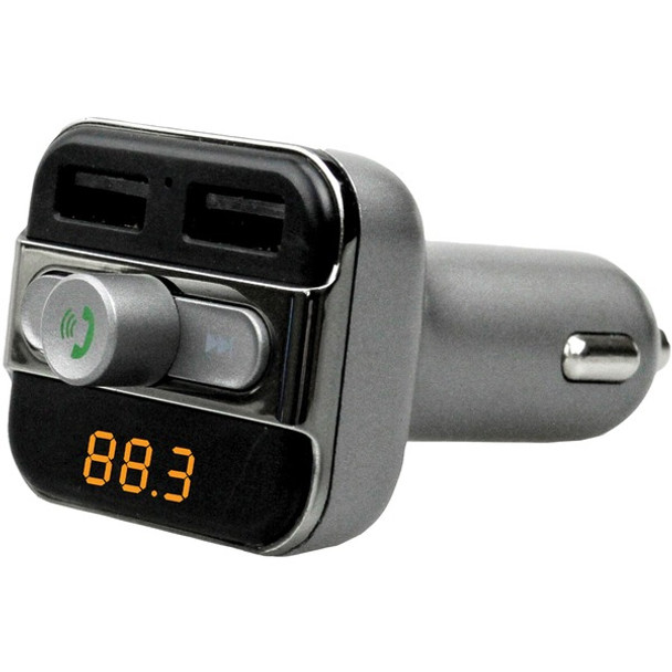 Bluetooth(R) FM Transmitter with Dual USB and Multifunction Knob