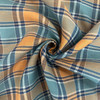 Plaid Linen Sunset - Sold in 1/2 yards.