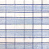 Plaid Linen Coastal - Sold in 1/2 yards.
