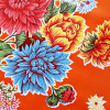 Oilcloth - Chrysanthemum Orange 208995M