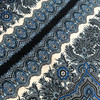 Stretch Matte Jersey Print - Henna Blue 246912C
