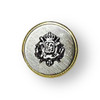 Gold and Silver Coat of Arms 24L Button