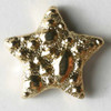 Gold Textured Star 27L Button db-1671