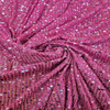 All Over Sequins CLEARANCE - Pink Sequin on Mesh 242203H