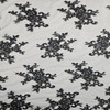 Embroidered Tulle - Black 227613V