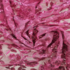Embroidered Tulle - Fuchsia