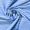 Superfine Pima Cotton Shirting - Blue with White
