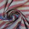 Pima Cotton Shirting - Red with White 195117A