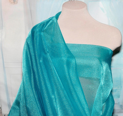 organza silk dress material Light Gold 3D Jacquard Organza Fabric: Designer Dress Material 1/2 Yard  Samples available