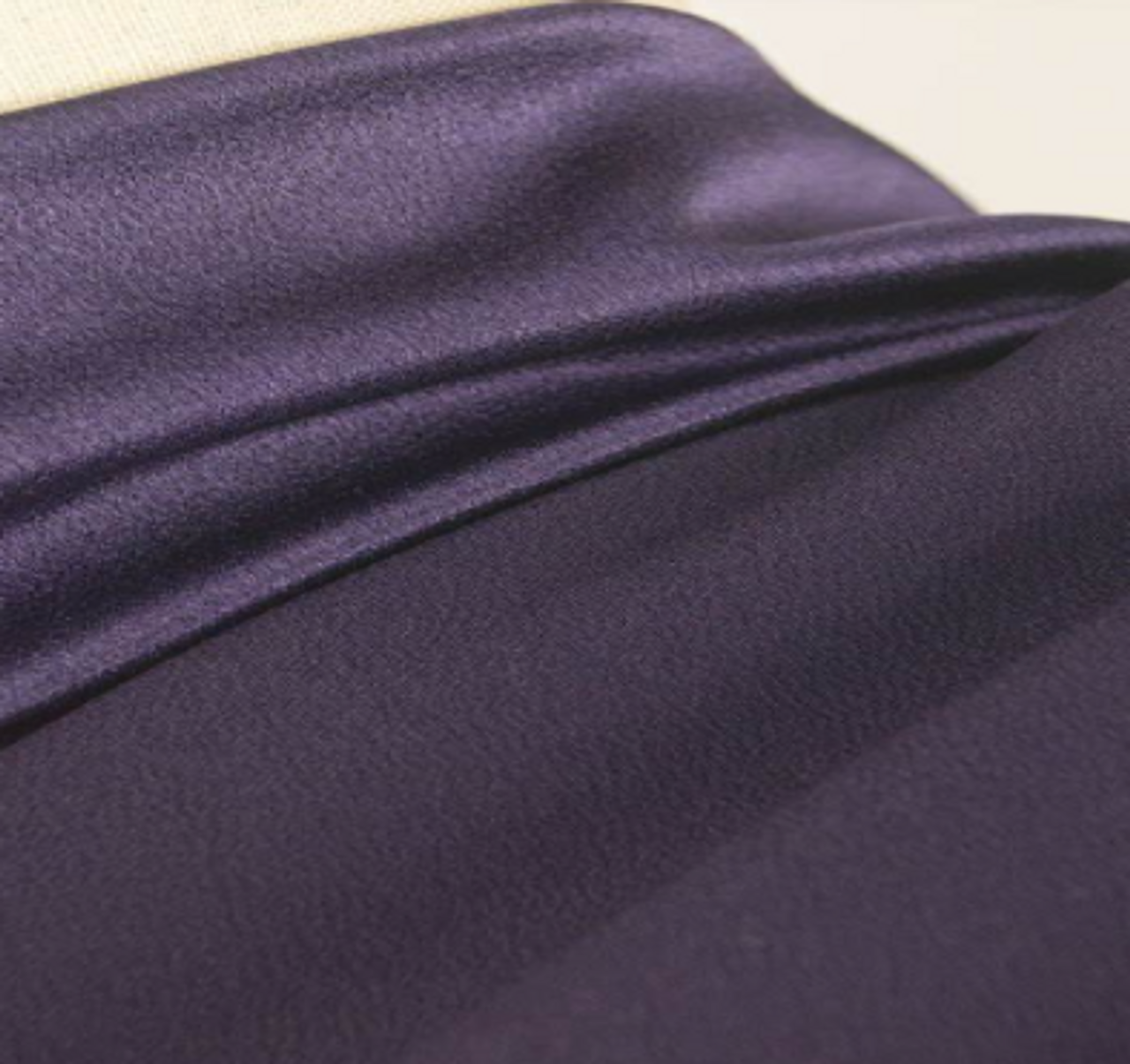 Grape Polyester Crepe Back Satin | G Street Fabrics