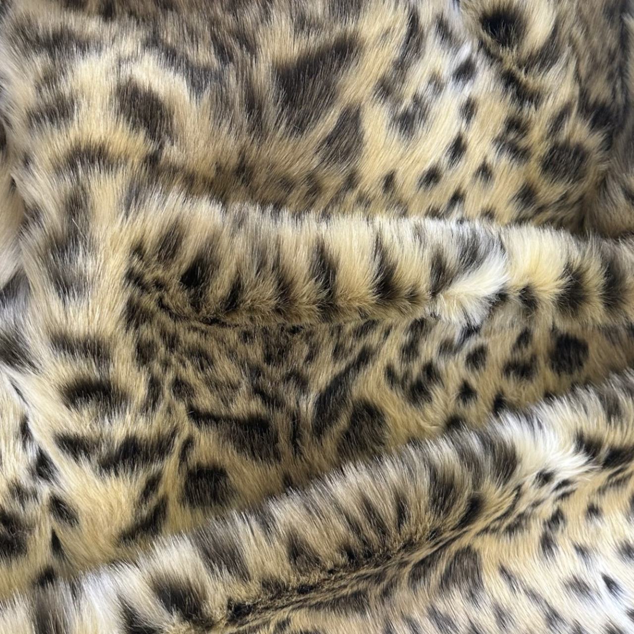 Digital Leopard Print Faux Fur Fabric - China Fake Fur and Faux