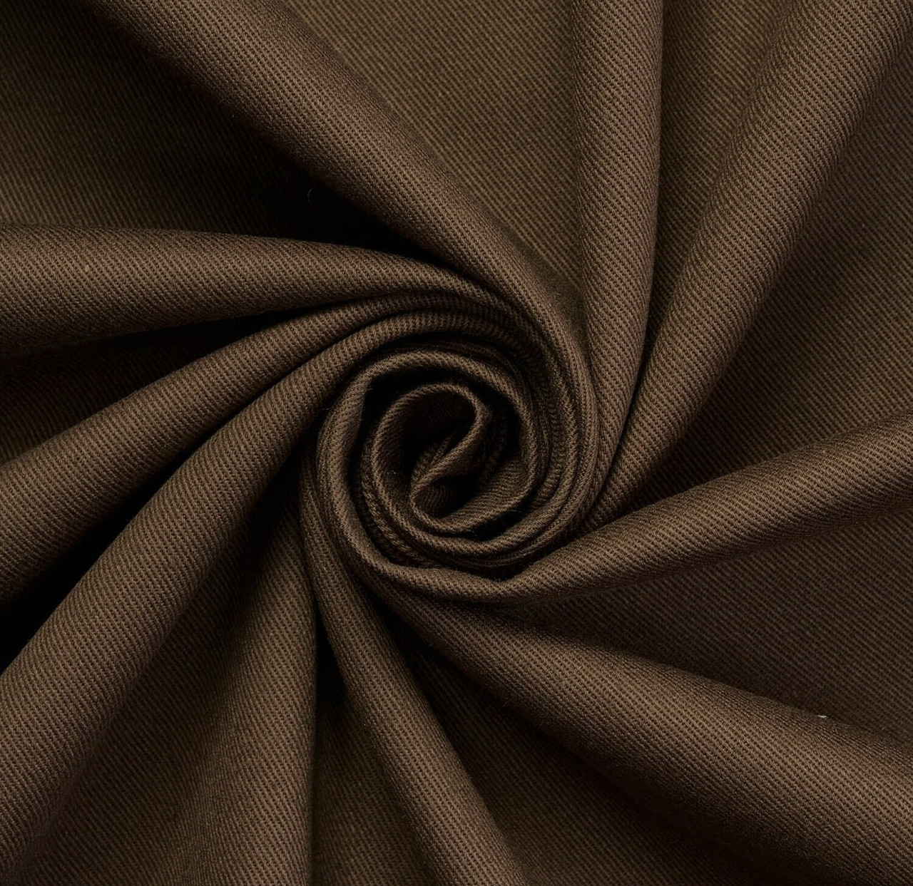 Chocolate Superfine Wool Gabardine | G Street Fabrics