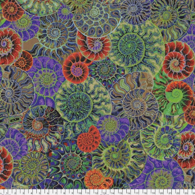 Kaffe Fassett Collection Ammonites Dark | G Street Fabrics