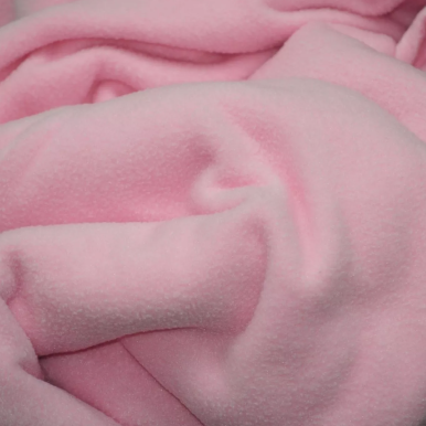 Pink Fleece B Light Pink Polar Fleece G Street Fabrics