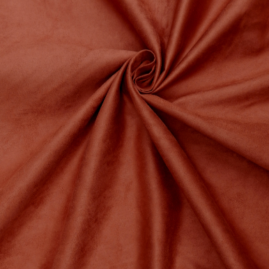 Double Face Faux Suede Terracotta | G Street Fabrics