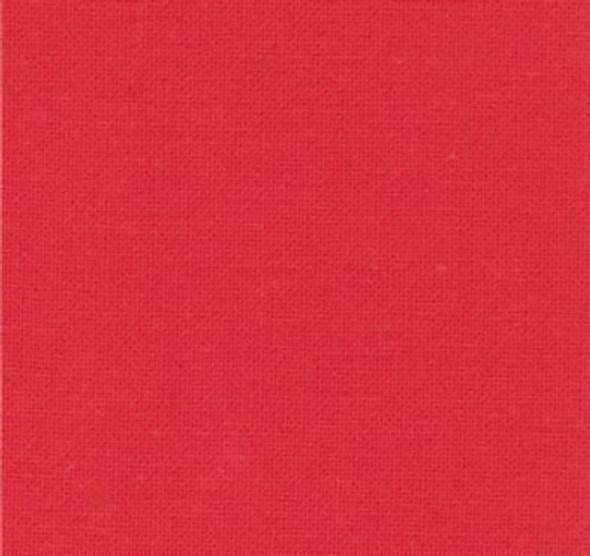 Bella Solids by Moda Fabrics - Betty's Red - Sold in 1/2 yards.
