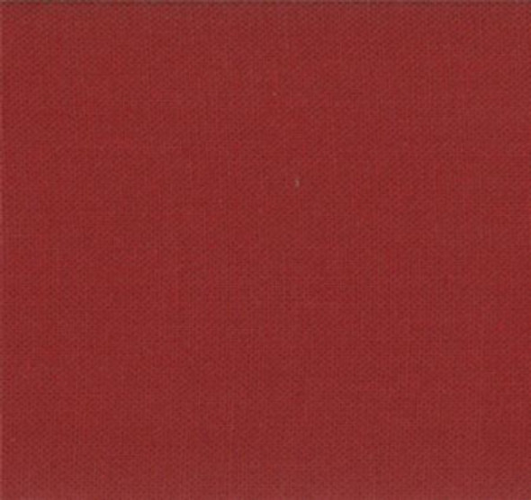 Bella Solids by Moda Fabrics - Brick Red - Sold in 1/2 yards.