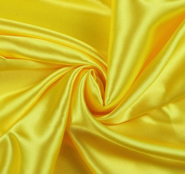 Polyester Charmeuse - Bright Yellow