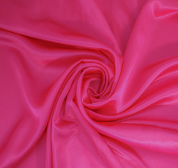 Polyester Charmeuse - Hot Pink 208192W