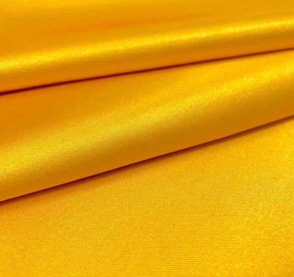 Stretch Polyester Charmeuse - Canary Yellow 209356F