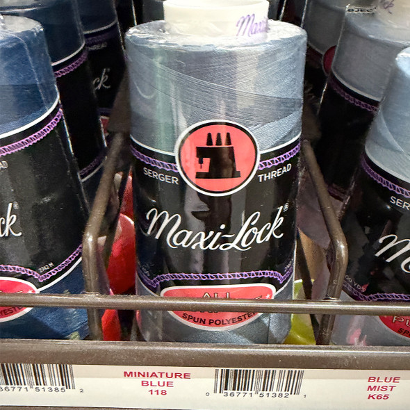 Maxi-Lock Serger Thread - Miniature Blue AE-T27-39