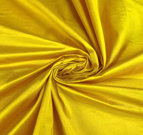 Pure Silk Shantung Taffeta - Mustard 235469AK