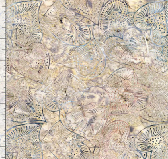 Tonga Java Batiks - Texture Hearts Oyster 182152ET