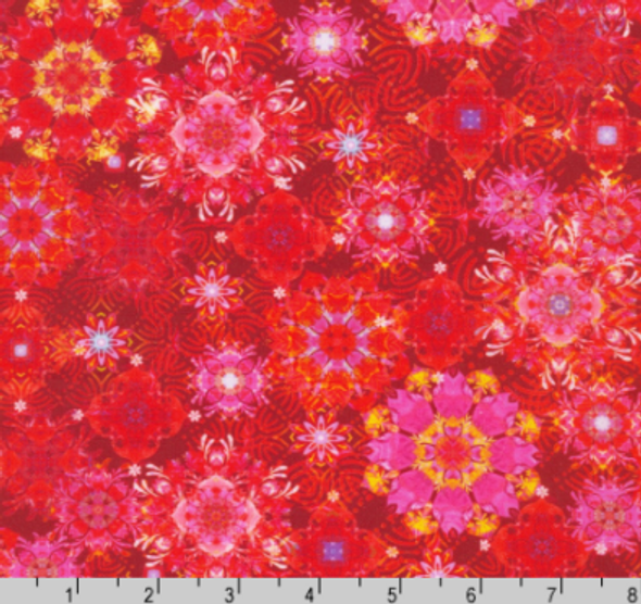 Florence Collection - Flower Geometry in Magenta 209925BR