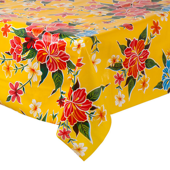 Oilcloth - Hibiscus Yellow 208995F